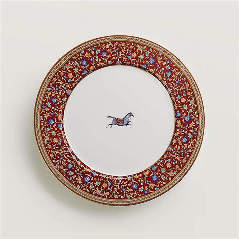 hermes plates set|hermes equestrian plates.